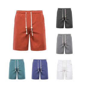 Cotton and Linen Summer Beach Shorts